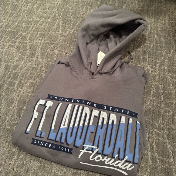 Sweaters - Gray Ft Lauderdale Hoodie